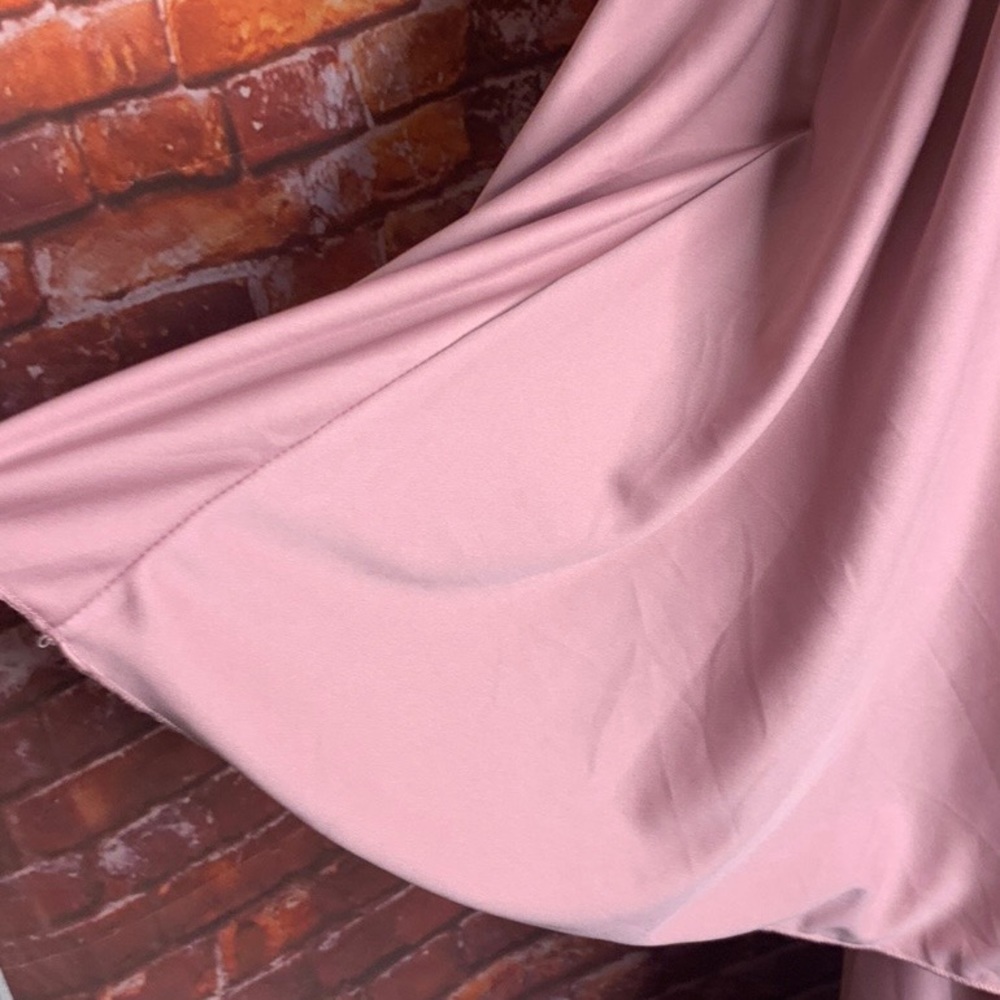 Koh Koh Dusty Rose Sleeveless Halter Maxi Dress - Picture 7 of 16
